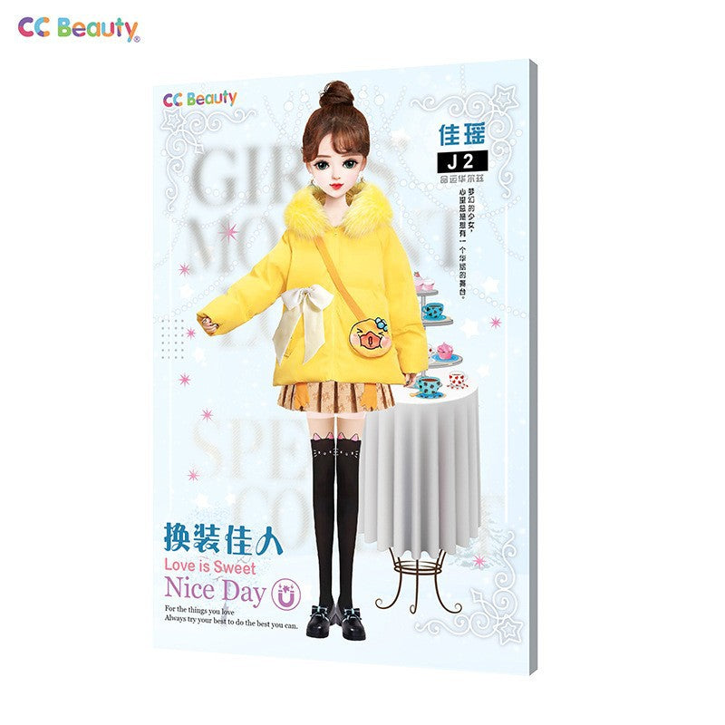 Princess Dress-up Magnetic Stickers for Toys