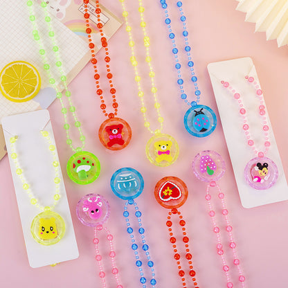 Princess Luminous Necklace with Flashing LED Light