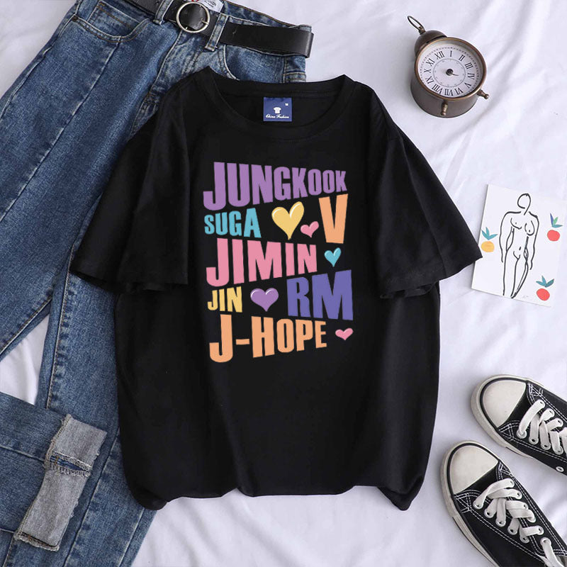 Print Cotton Short-Sleeve T-Shirt