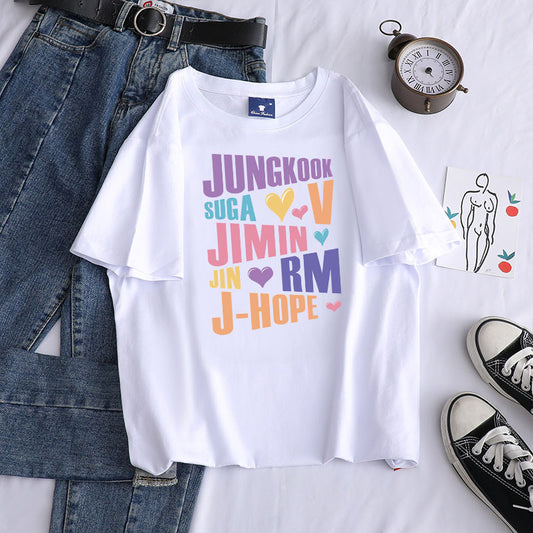 Print Cotton Short-Sleeve T-Shirt