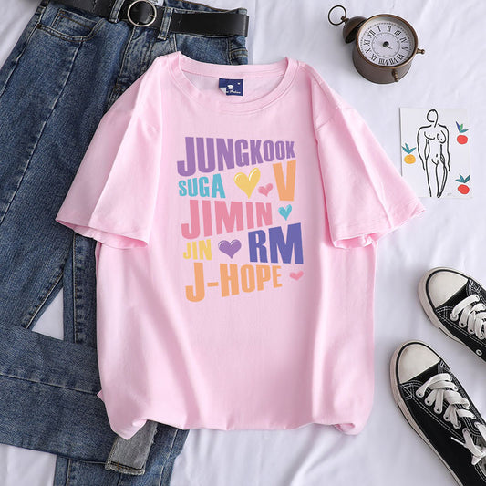 Print Cotton Short-Sleeve T-Shirt