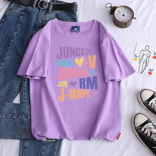 Print Cotton Short-Sleeve T-Shirt