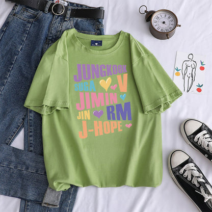 Print Cotton Short-Sleeve T-Shirt