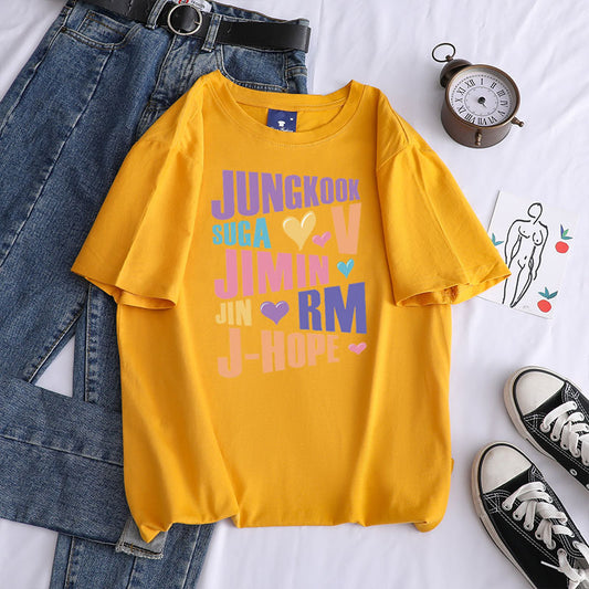 Print Cotton Short-Sleeve T-Shirt