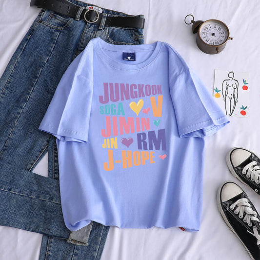 Print Cotton Short-Sleeve T-Shirt