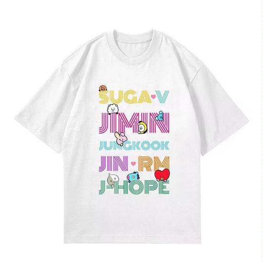 Print Cotton Short-Sleeve T-Shirt