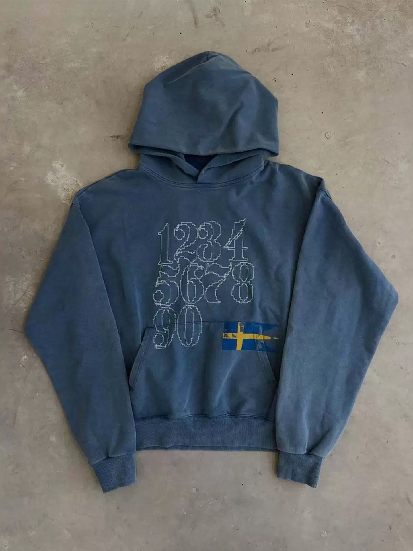 Print Hooded Sweatshirt