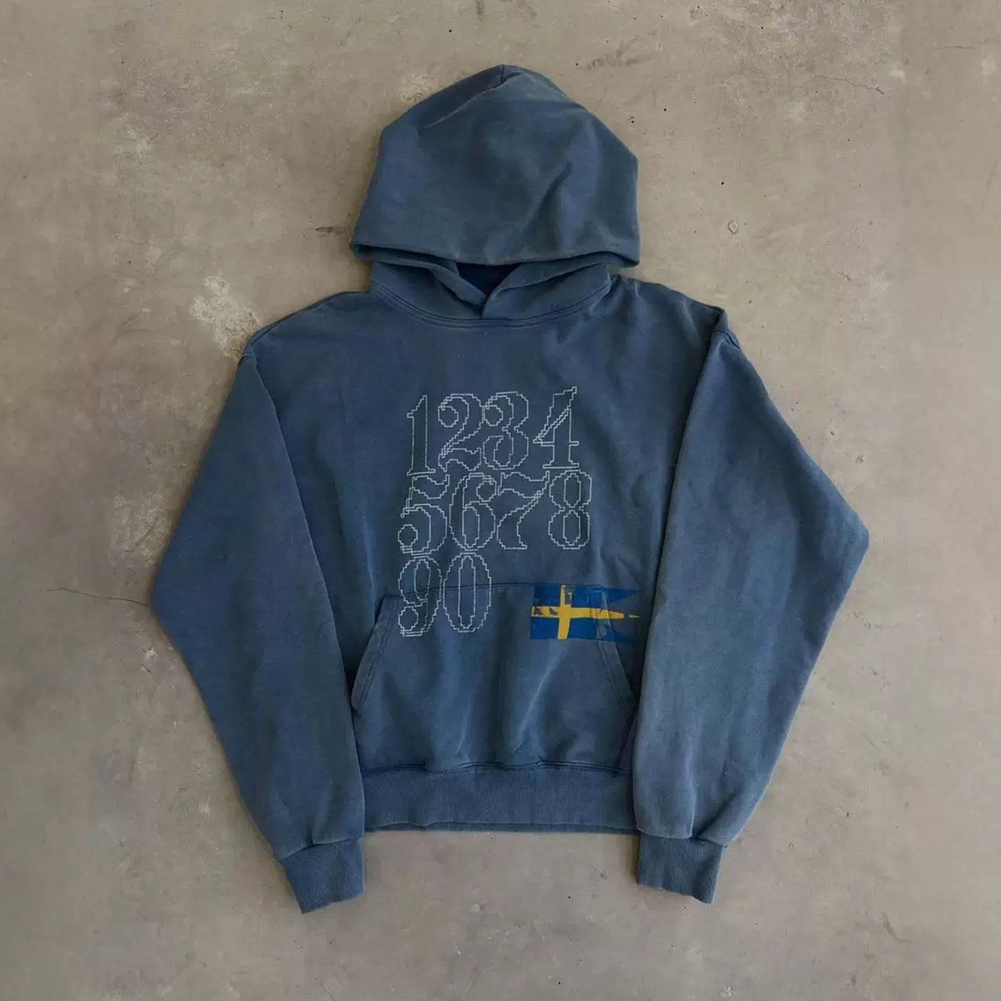 Print Hooded Sweatshirt