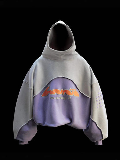 Print Hooded Sweatshirt