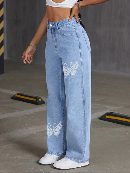 Print Jeans