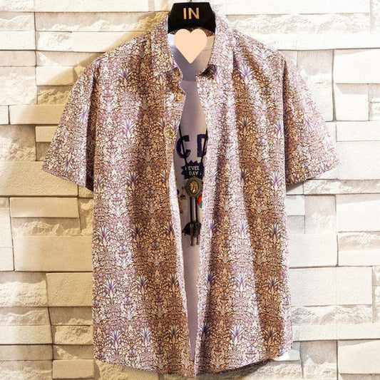 Print Short-Sleeved Shirt