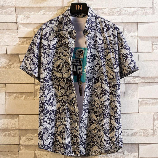 Print Short-Sleeved Shirt