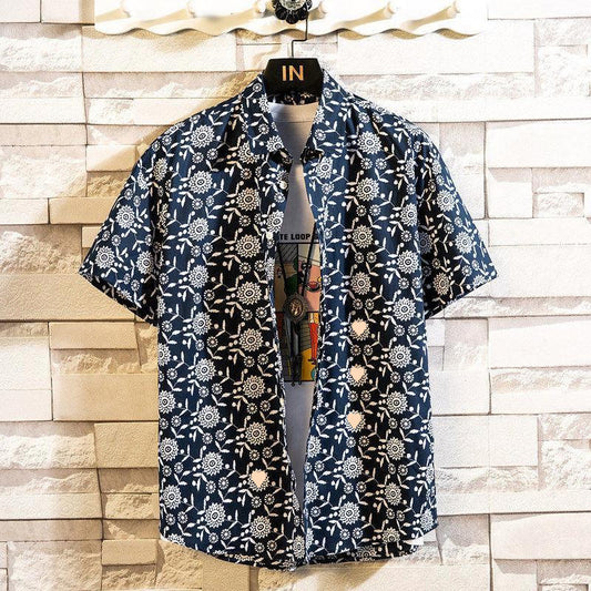 Print Short-Sleeved Shirt
