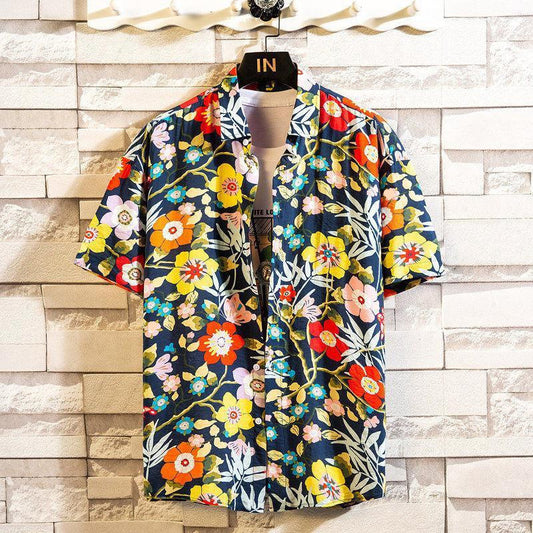 Print Short-Sleeved Shirt