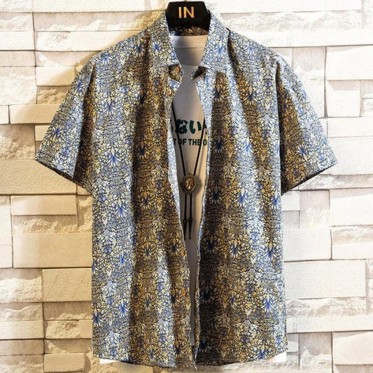 Print Short-Sleeved Shirt