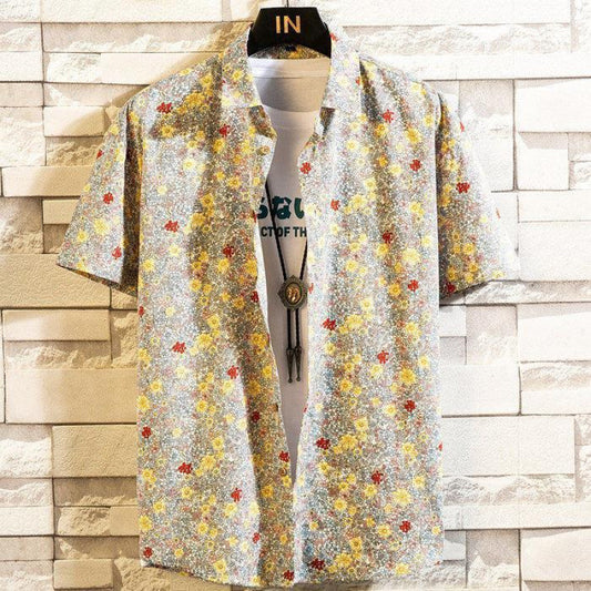 Print Short-Sleeved Shirt