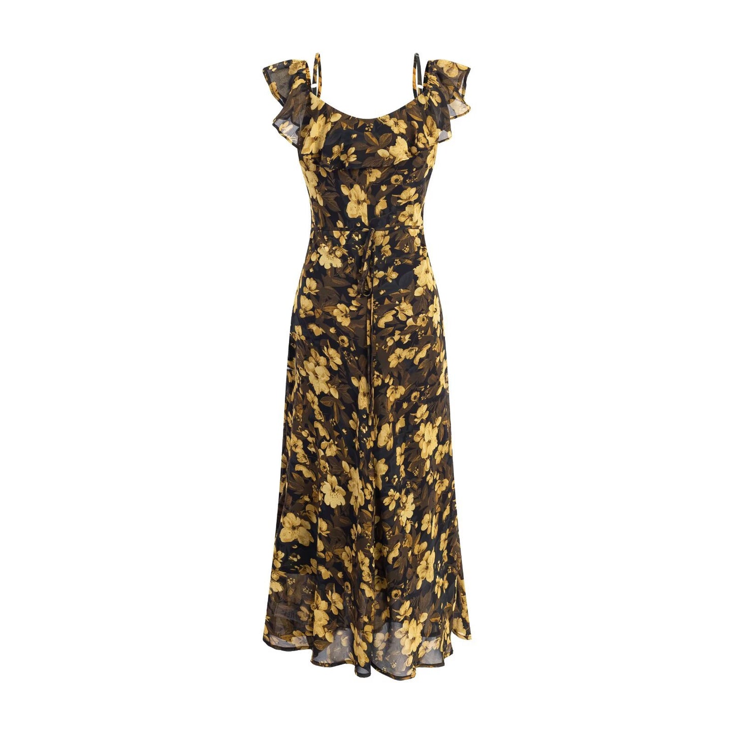 Print Slim-Fit Vacation Dress