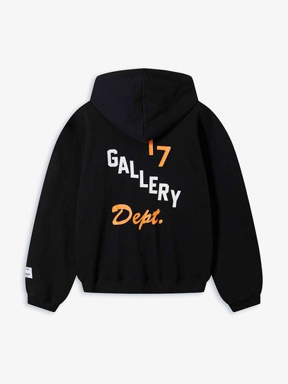 Print Zipper Hoodie