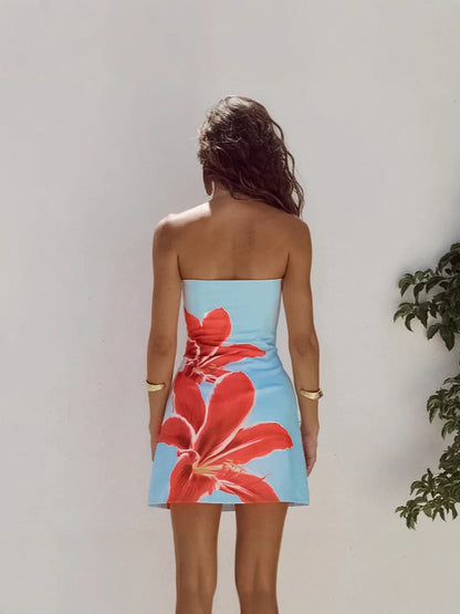 Printed bodycon dress