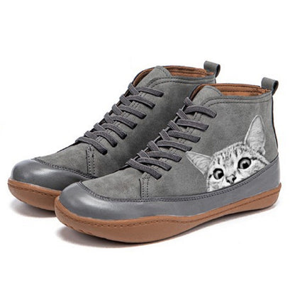 printed boots