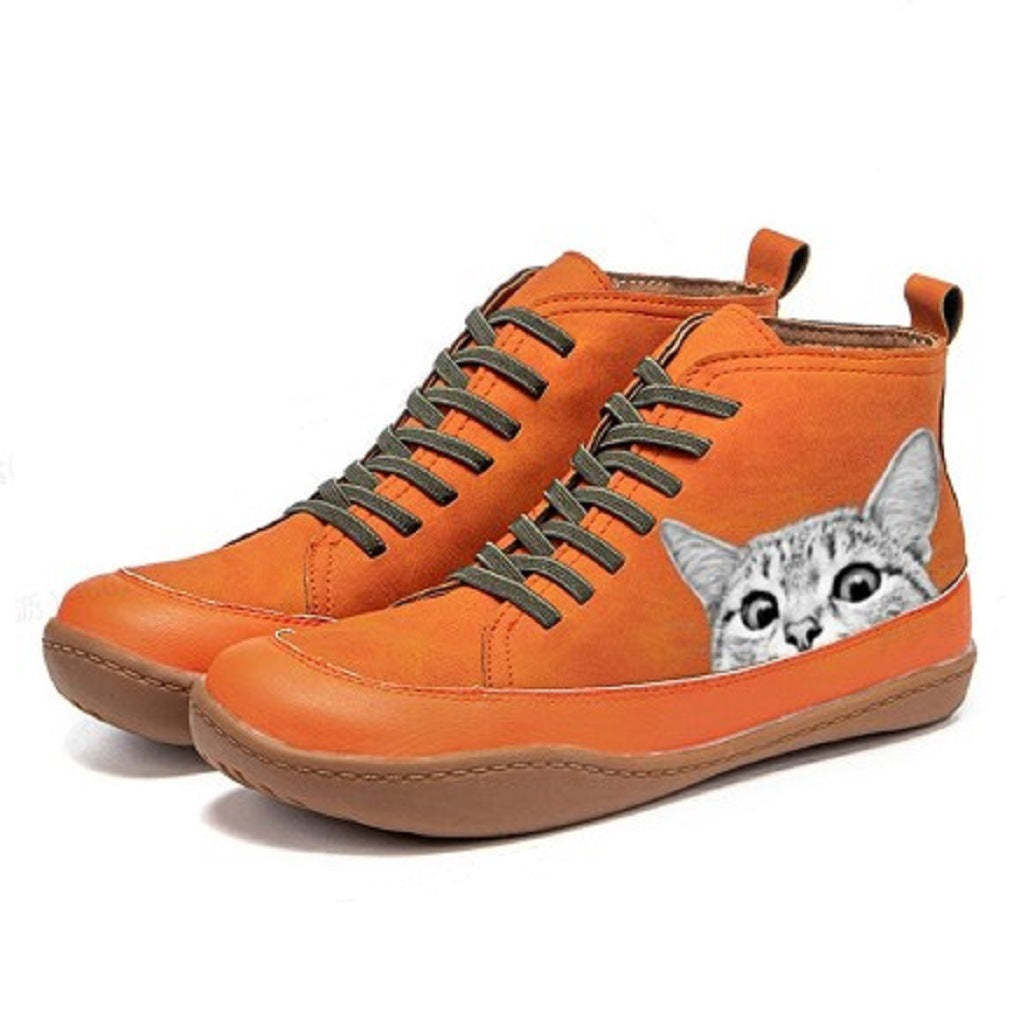 printed boots