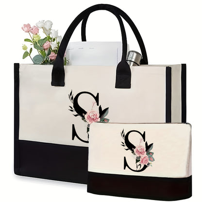 Printed Canvas Tote Bag