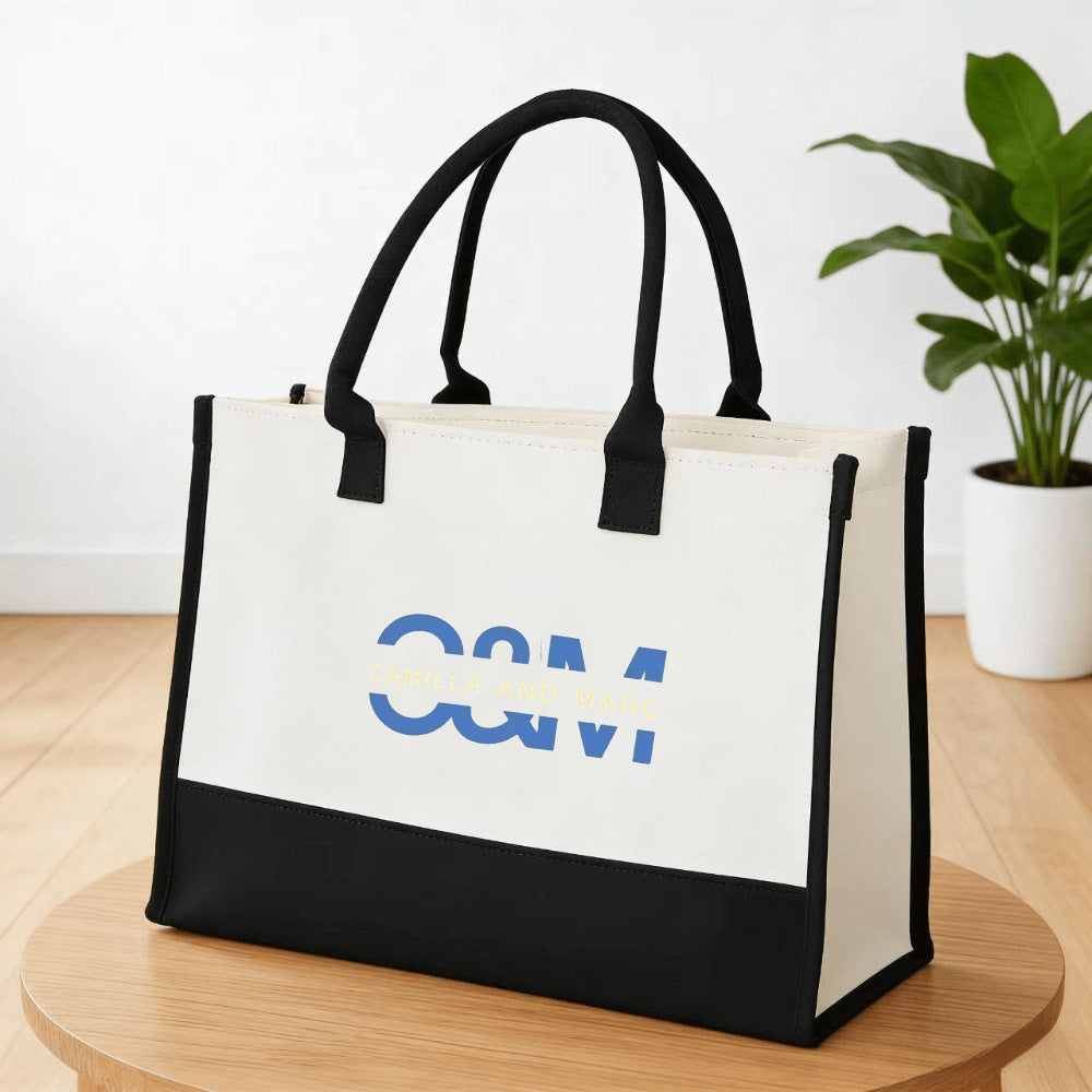 Printed Canvas Tote Bag