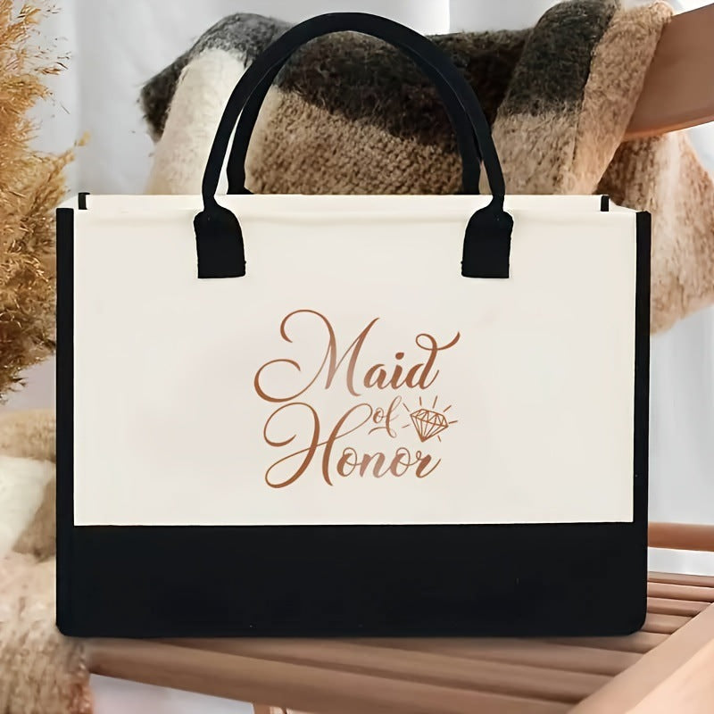 Printed Canvas Tote Bag