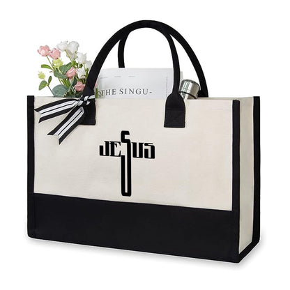 Printed Canvas Tote Bag