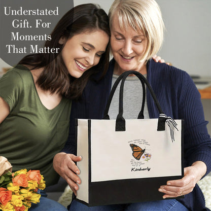 Printed Canvas Tote Bag
