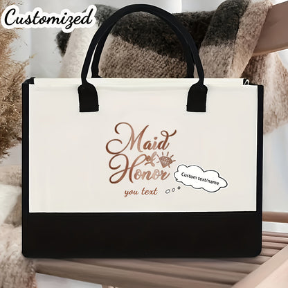 Printed Canvas Tote Bag