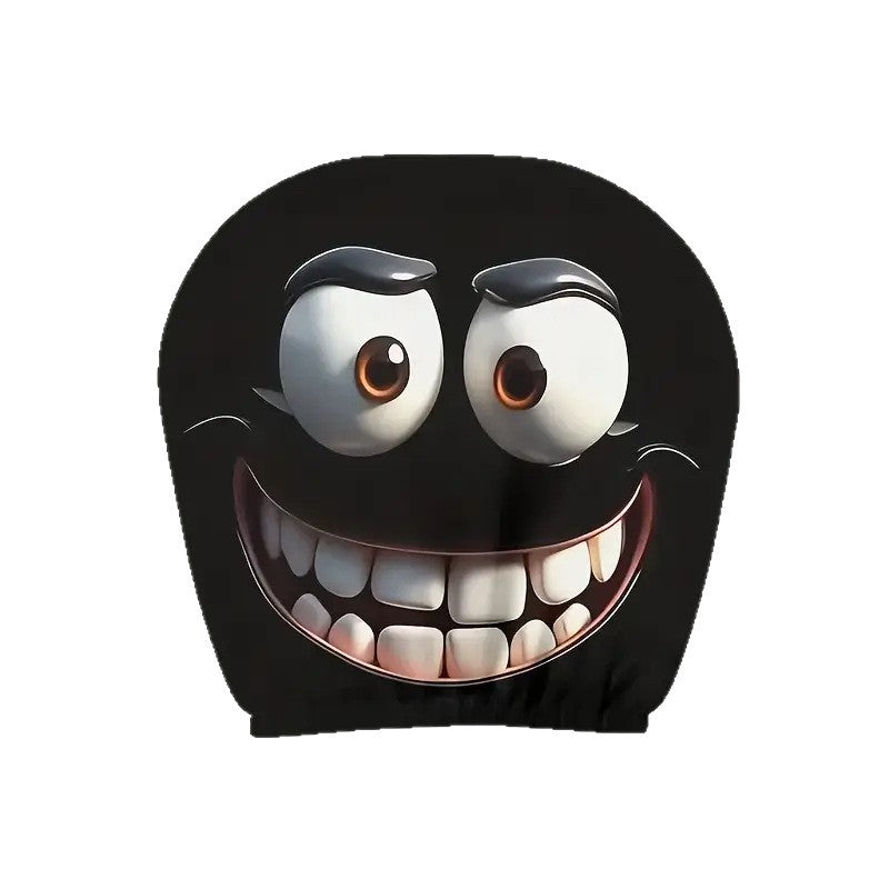 Printed Car Headrest Cover Set
