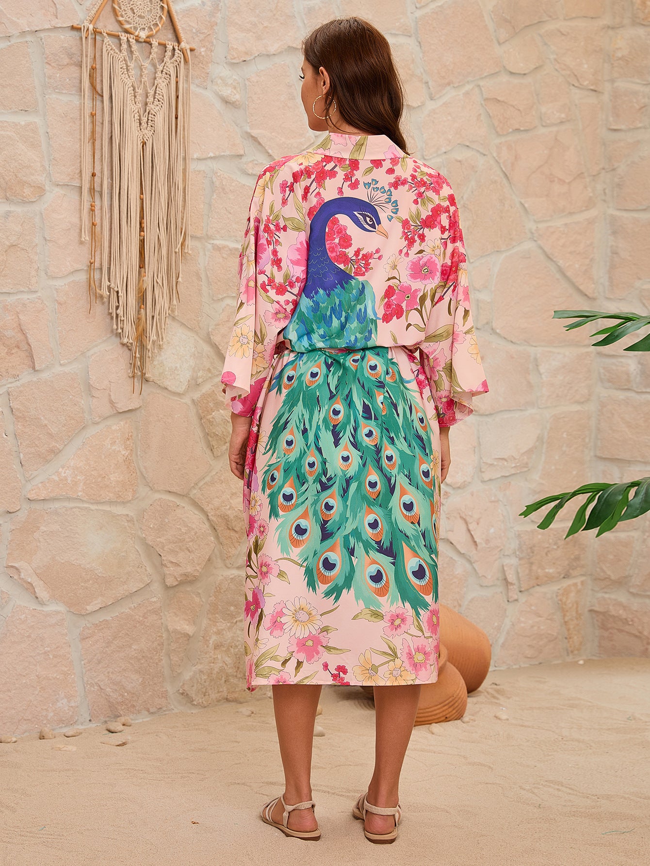 Printed Cardigan