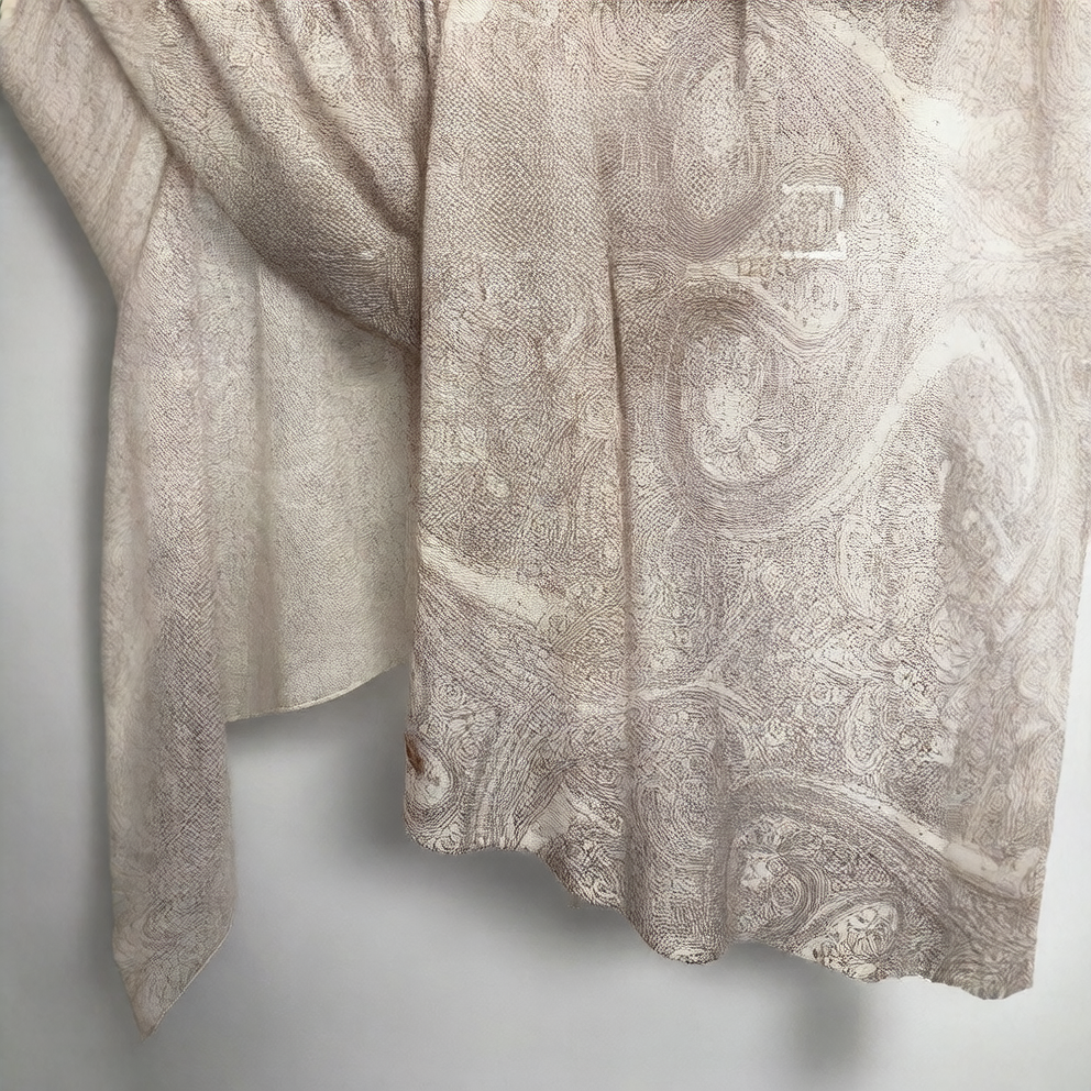 Printed Cashmere Blend Scarf