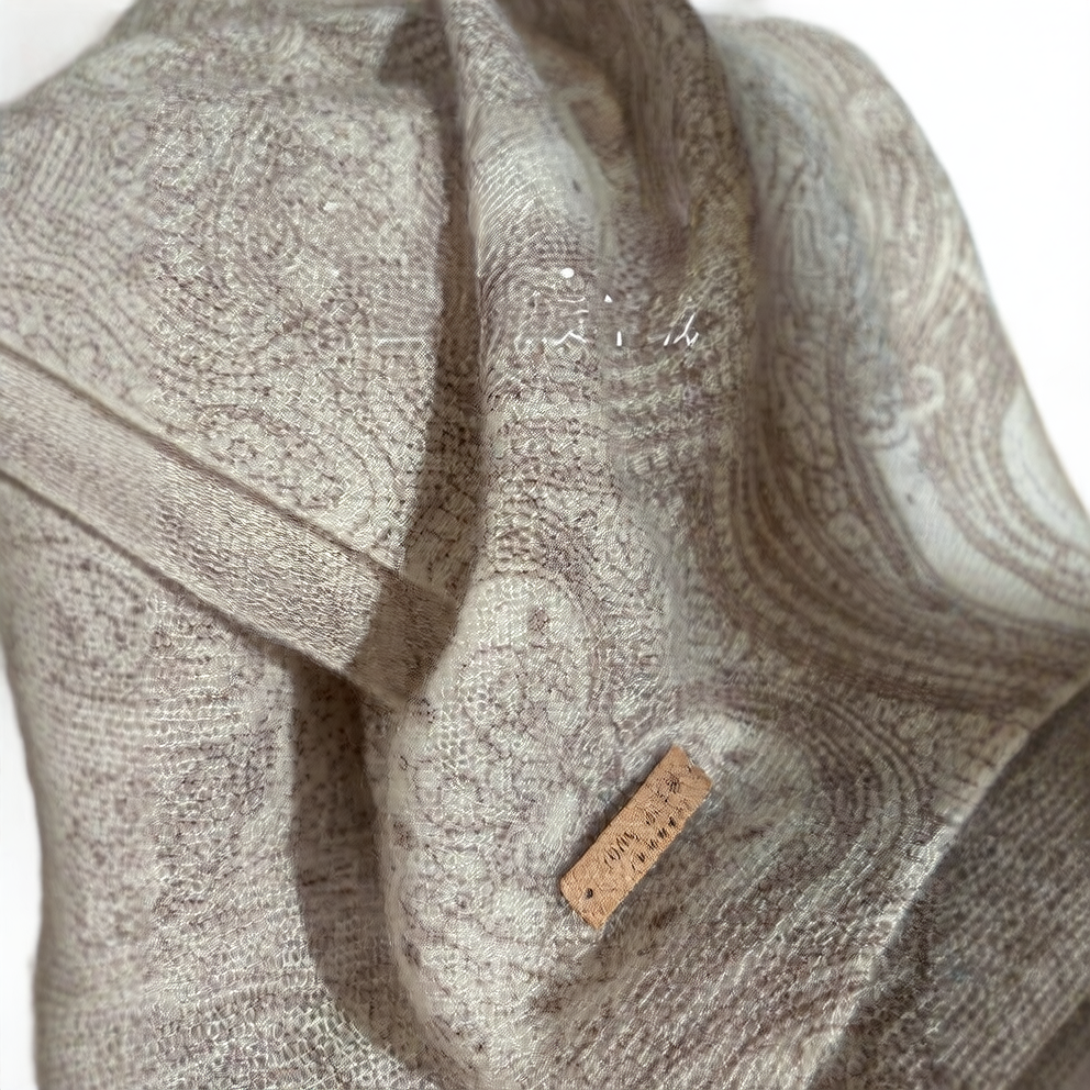 Printed Cashmere Blend Scarf