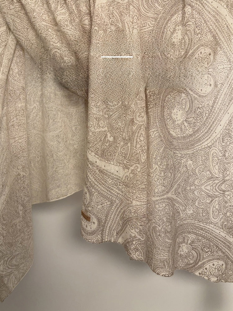 Printed Cashmere Blend Scarf