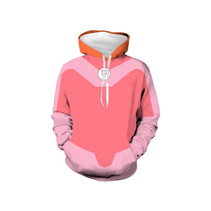 Printed Casual Hooded Sweatshirt for Students