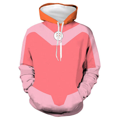 Printed Casual Hooded Sweatshirt for Students