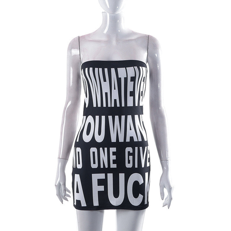 Printed corset-style dress