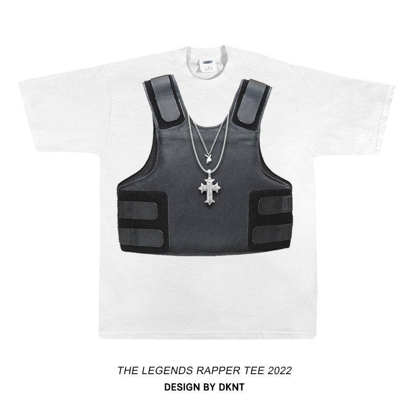 Printed Cotton Short Sleeve T-Shirt