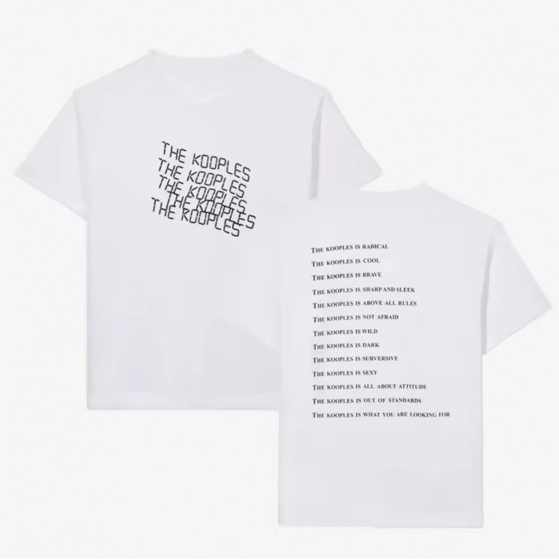 Printed Cotton Short Sleeve T-Shirt