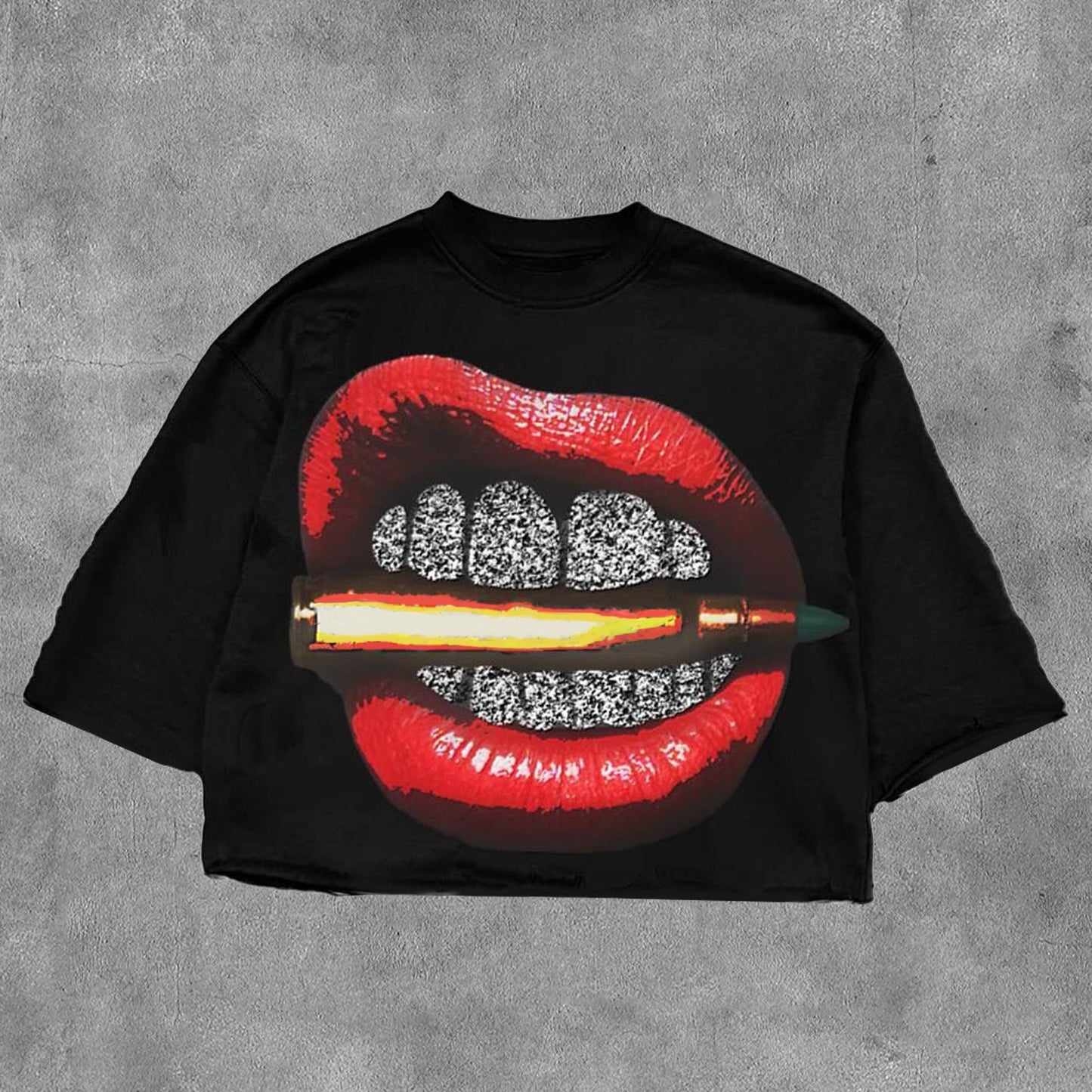 Printed Cotton Short Sleeve T-shirt