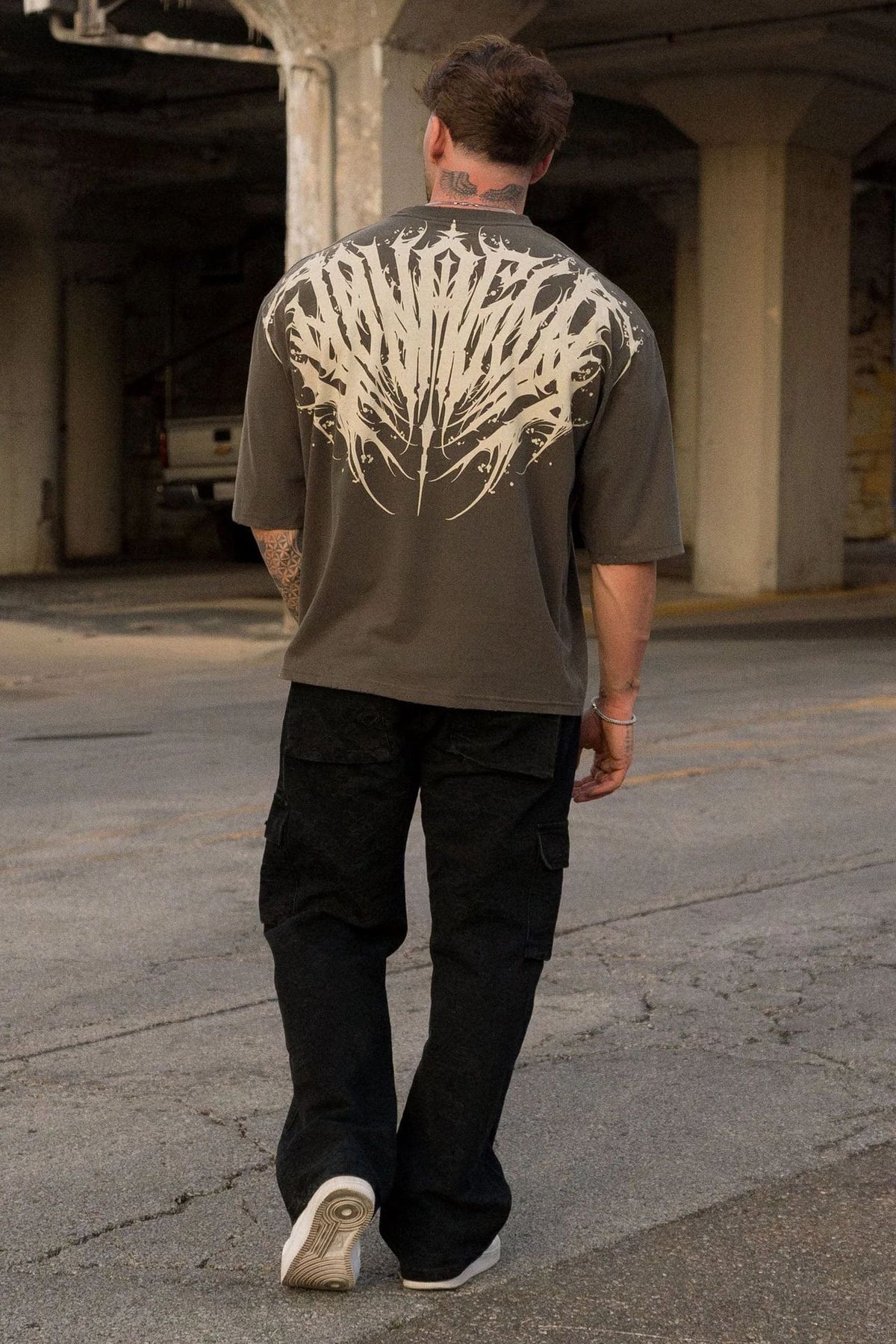 Printed Cotton Short-sleeved Sports T-shirt