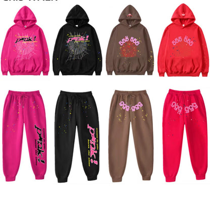 Printed Couple Hoodie Sweatshirts