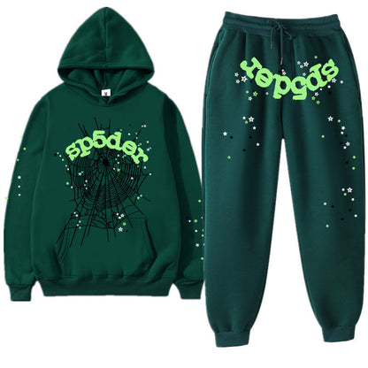 Printed Couple Hoodie Sweatshirts