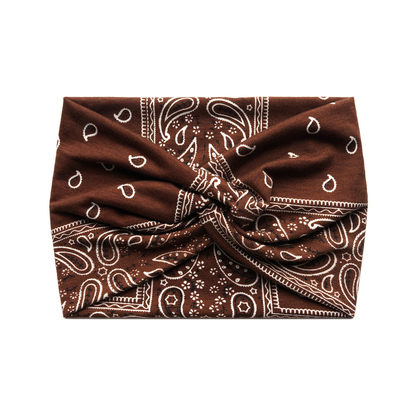 Printed cross-shaped headscarf