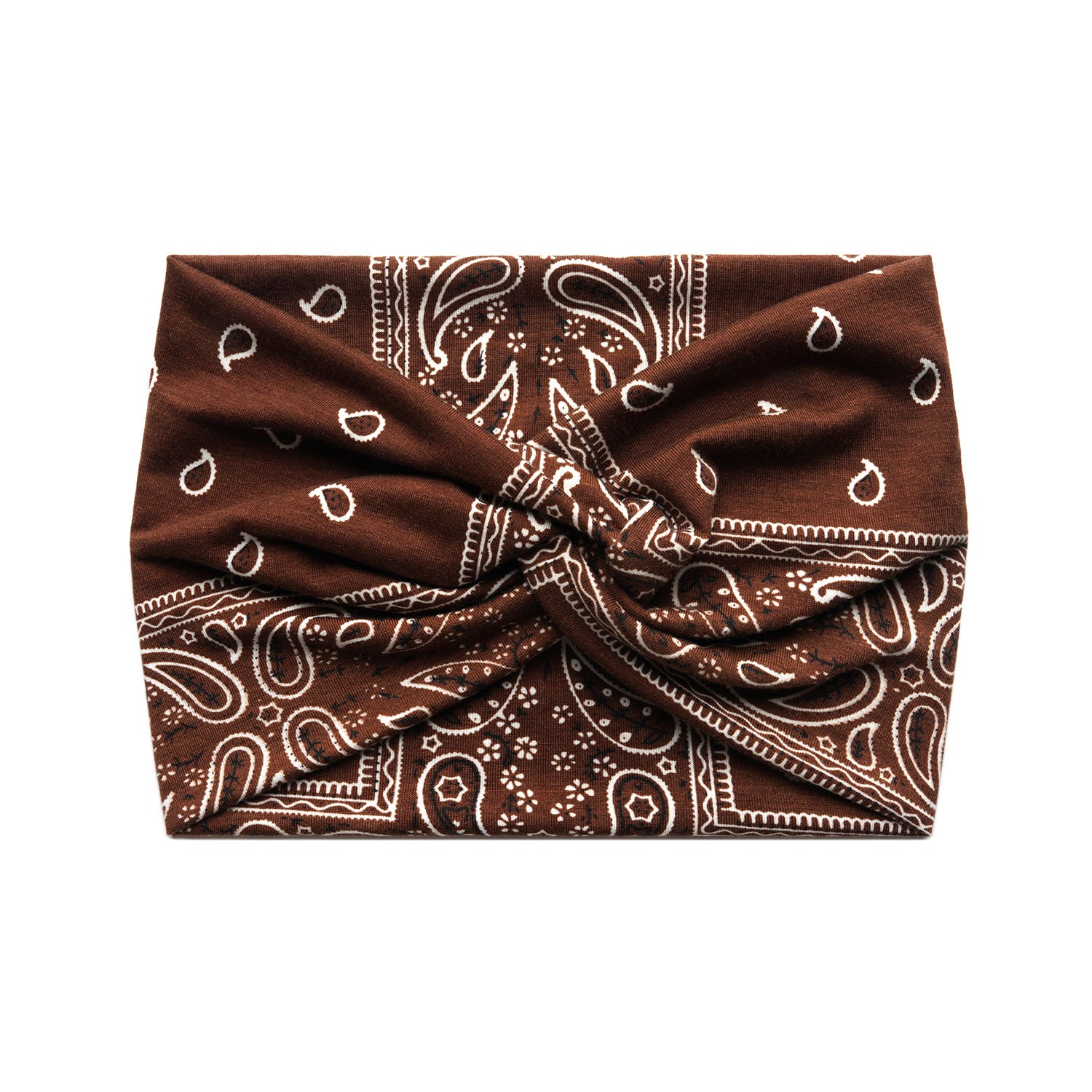 Printed cross-shaped headscarf
