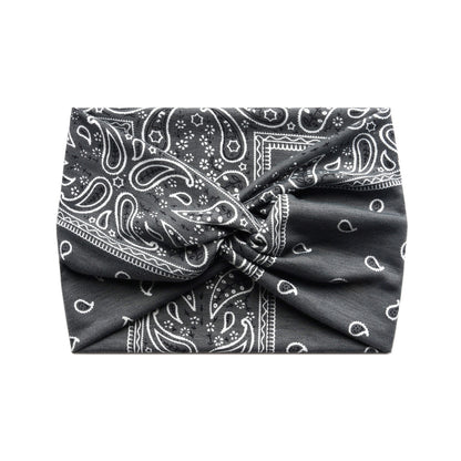 Printed cross-shaped headscarf