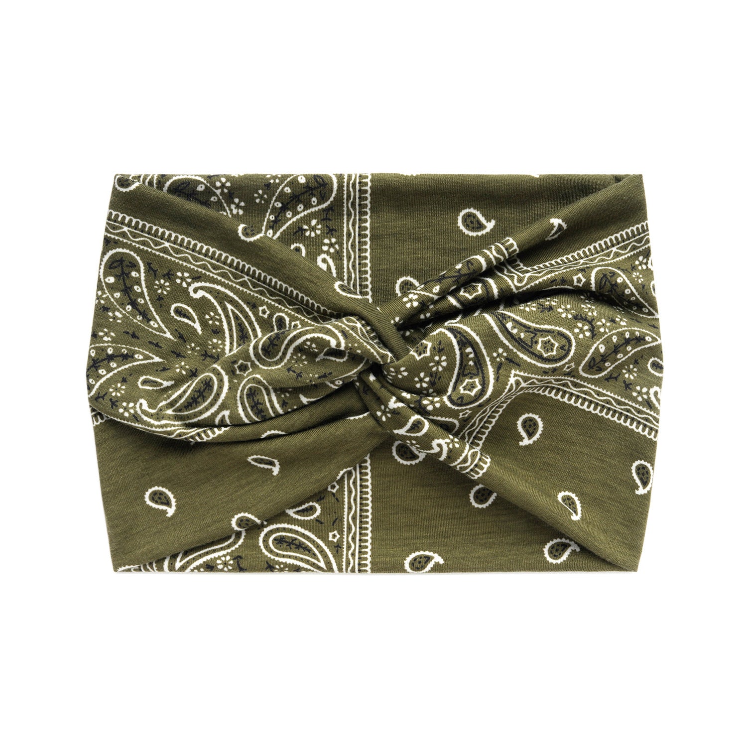 Printed cross-shaped headscarf