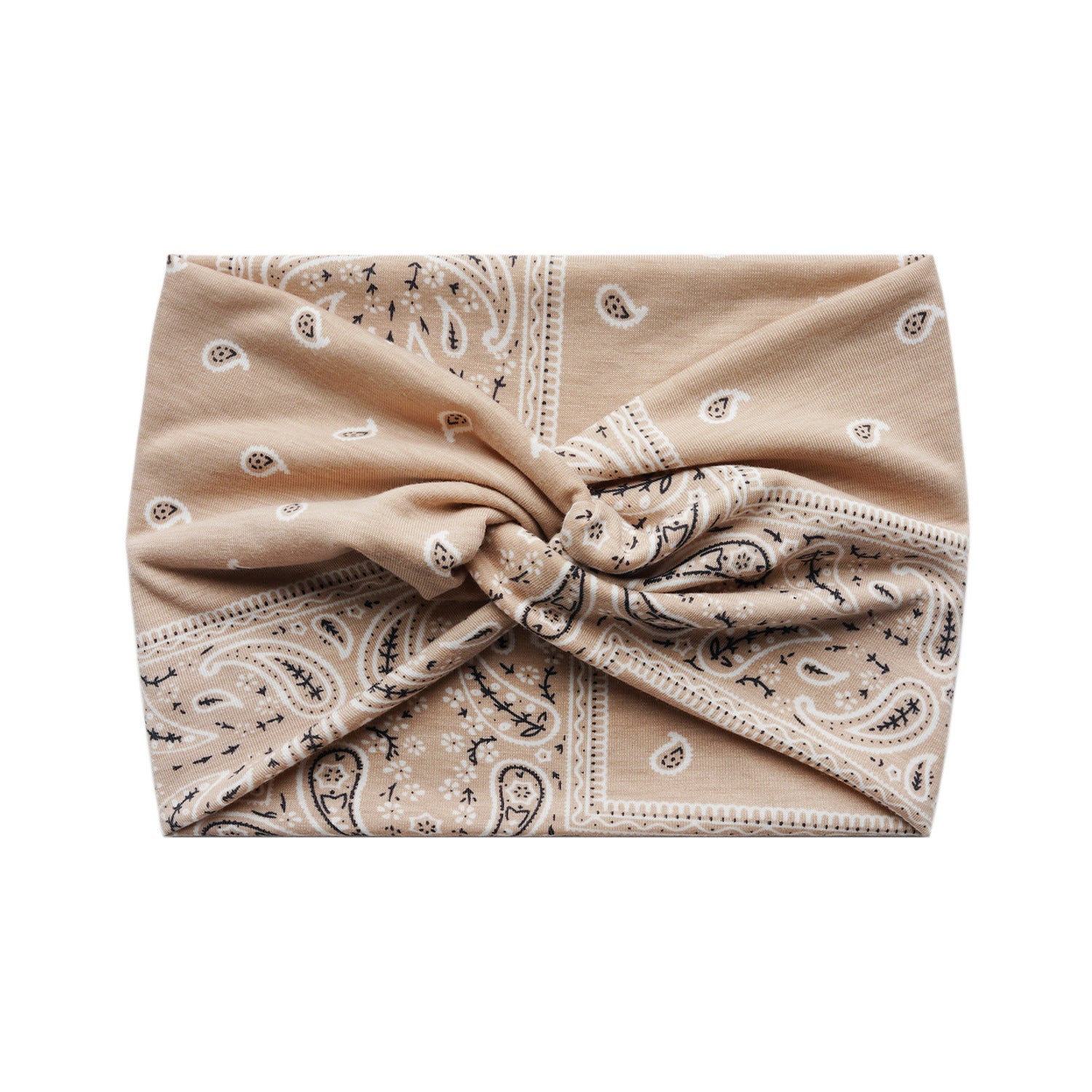 Printed cross-shaped headscarf